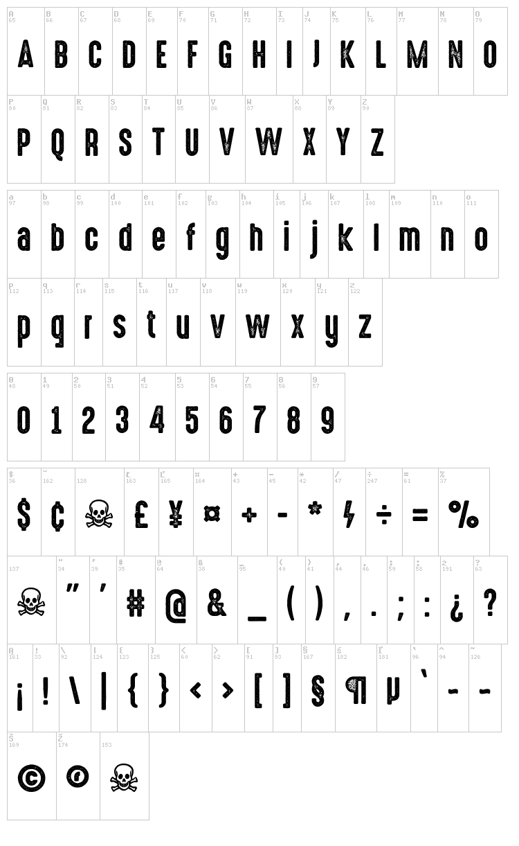 High Voltage Rough font , Fancy Eroded fonts